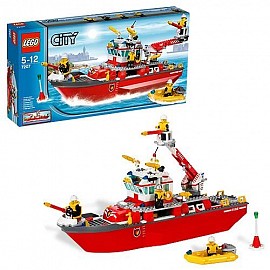 Lego City Hasičský čln
